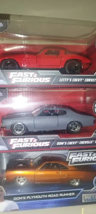 Coches 1:32 Fast & Furious a todo gas