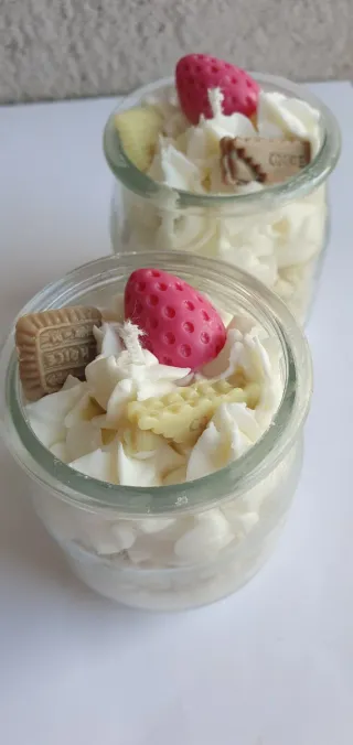 Vela Decorativa Cera Soja Vaso