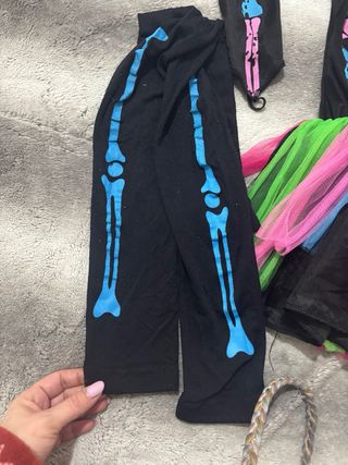 Disfraz esqueleto niña talla 3/4 años