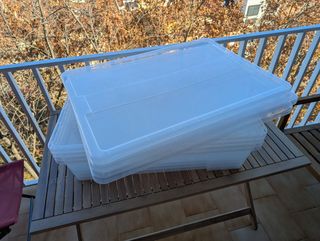 4 Cajas de almacenaje IKEA SAMLA grandes 55 litros