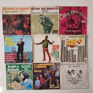 Lotto 85 vinili singoli da 7". Vari stili.