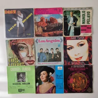 Lotto 85 vinili singoli da 7". Vari stili.