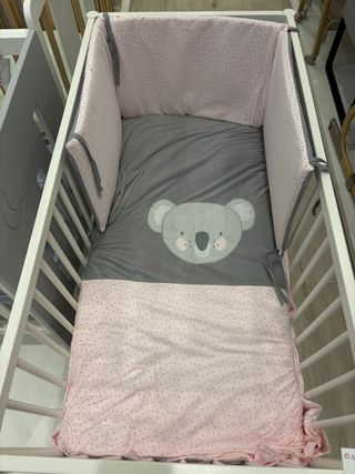 Vestidura Cuna 60x120 Koala Rosa