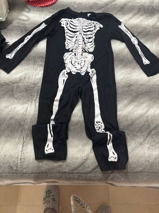Disfraz esqueleto 4/6 años