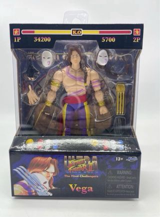 Lote Figuras Jada Toys Vega y Guile Street Fighter