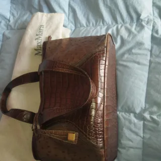 Borsa Max Mara Coccodrillo e Struzzo