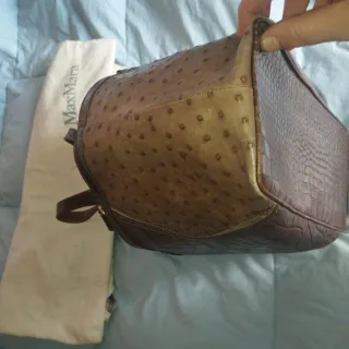 Borsa Max Mara Coccodrillo e Struzzo