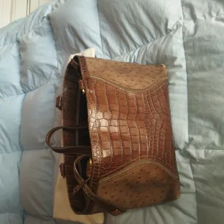 Borsa Max Mara Coccodrillo e Struzzo