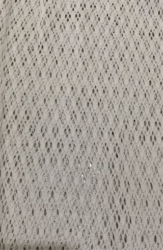 Pantalón de encaje blanco ancho