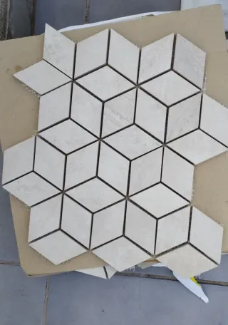 11 Azulejos Mosaico Beige 26,6x30,5 cm