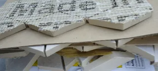 11 Azulejos Mosaico Beige 26,6x30,5 cm