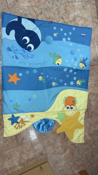 Parque infantil Chicco azul tematica oceano