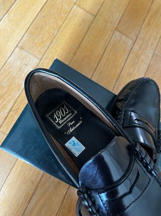 Mocasines 1901 Niño. Negro. Talla 38