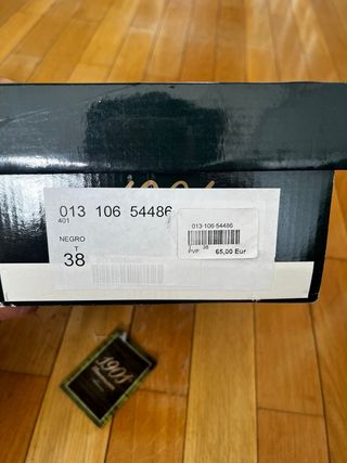 Mocasines 1901 Niño. Negro. Talla 38