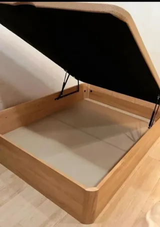 Canapé abatible con colchones