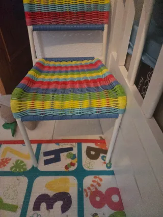 Silla infantil de colores