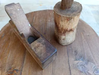 Pialla e mazzuolo in legno