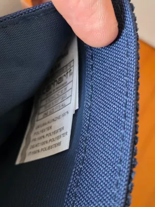 Cartera billetera Carhartt tipo Pana Azul