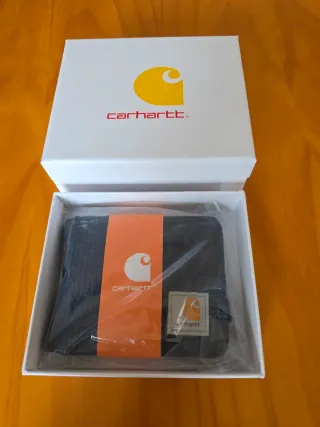 Cartera billetera Carhartt tipo Pana Azul