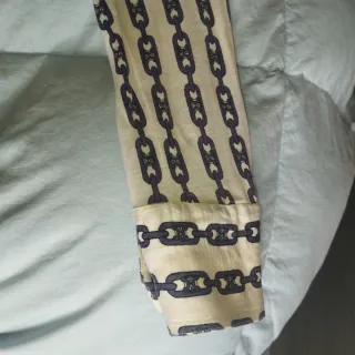 Camicia vintage Celine a catena