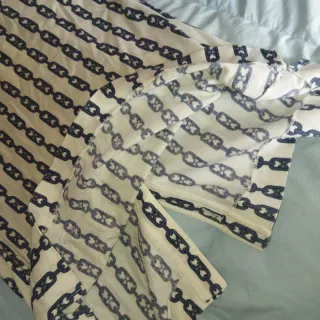 Camicia vintage Celine a catena