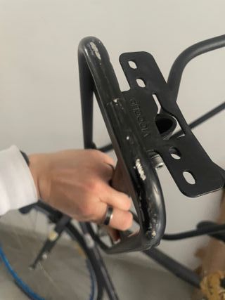 Portaequipajes bicicleta Tija Sillín Elops 500