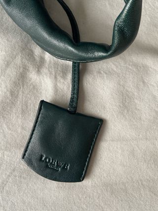 Bolso Loewe Verde Botella Piel