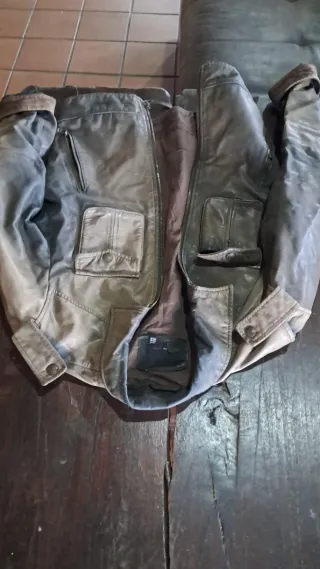 Cazadora de cuero hombre Talla M