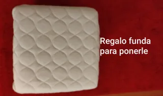 Puff Reposapiés Almacenaje 40x40 Beige