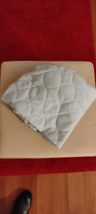 Puff Reposapiés Almacenaje 40x40 Beige