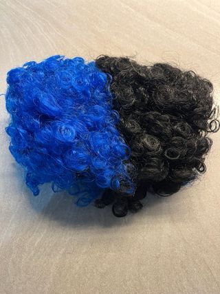 Parrucca Inter Blu/Nero Taglia Unica