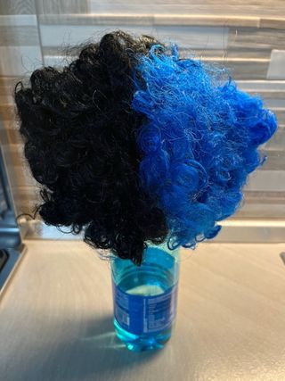 Parrucca Inter Blu/Nero Taglia Unica