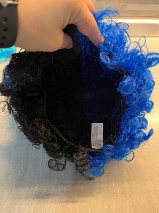 Parrucca Inter Blu/Nero Taglia Unica