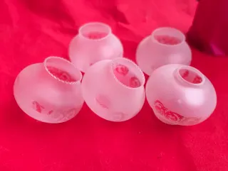 Tulipas de cristal para lámpara