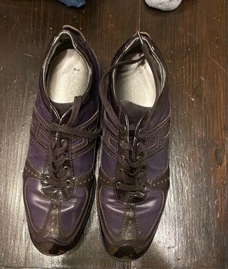 Scarpe Hogan Donna Viola/Marrone non ho scatola