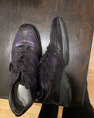 Scarpe Hogan Donna Viola/Marrone non ho scatola