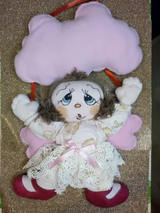 Fiocco nascita bimba nuvola rosa
