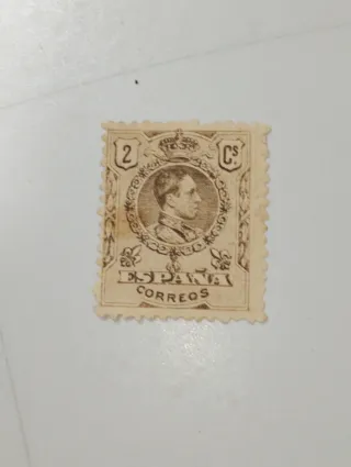 Sello España Alfonso XIII 2 cts