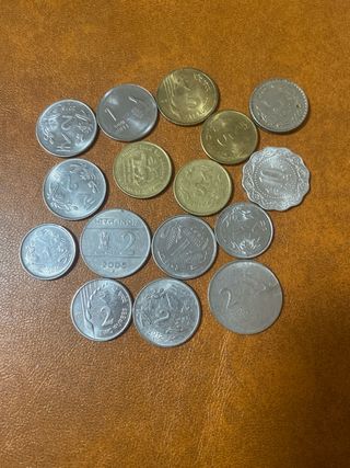 Lote 16 monedas India