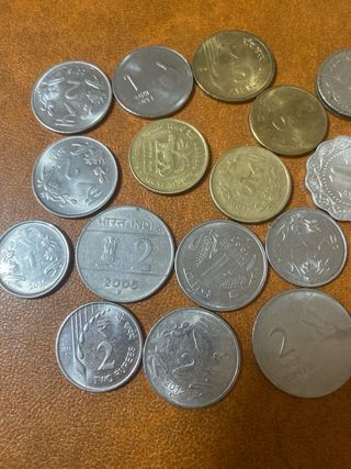 Lote 16 monedas India