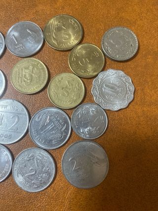 Lote 16 monedas India