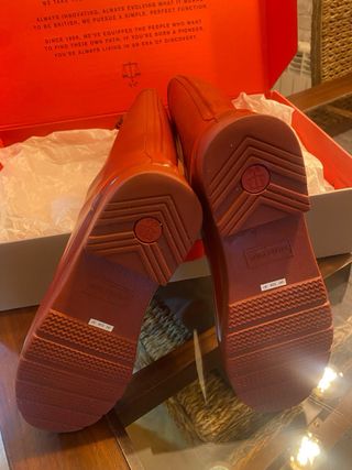 Botas Hunter Rojas Talla 38