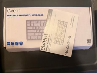 Teclado Inalámbrico Ewent PC/Tablet Plata
