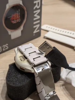 Reloj Garmin Venu 2S Blanco  (correa a estrenar)