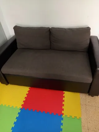 Sofá Chaise Longue Negro/gris