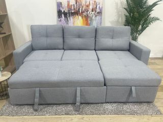 SOFA CHAISE LONGUE CON CAMA Y ARCON