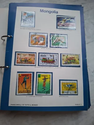 Francobolli Asia Oceania Fabbri