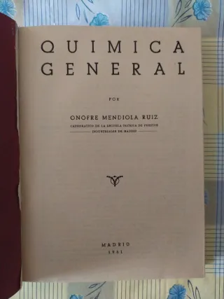 Química general 1961 onofre mendiola