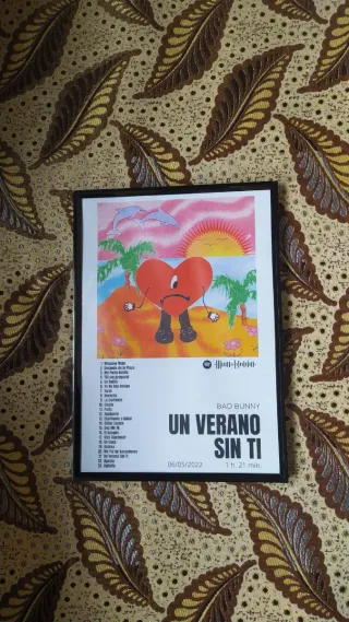 Póster Bad Bunny Un Verano Sin Ti