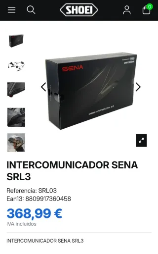 Shoei GT Air 3 Casco + Sena SRL3